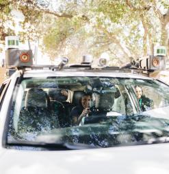 AI4ALL participants explore a self-driving car